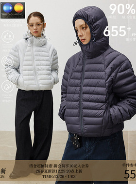 LR MADE 25AW 鲁道夫三防 斜拉链 90白鸭绒 通勤户外排骨羽绒服