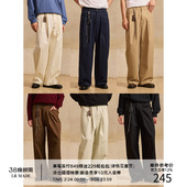 第五代四季 25AW 裤 莱赛尔天丝棉 配套挂饰 直筒休闲长裤 MADE