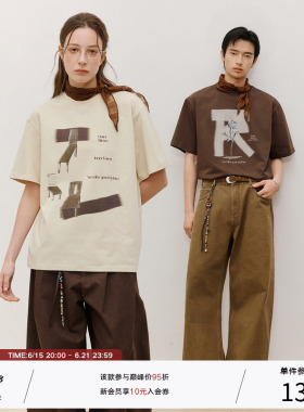LR MADE 26SS 凉感Sorona® LR衍生元素贴画印花 圆领短袖T恤