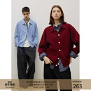 绞花肌理 25AW 保暖轻盈绵羊毛 针织开衫 外套 毛衣衬衫 MADE