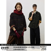 MADE 格子长袖 25AW 圣诞系列 双色面洗褪绒感色织格纹 衬衫