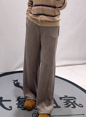 芮娜依莲初冬新款大码毛呢裤女裤