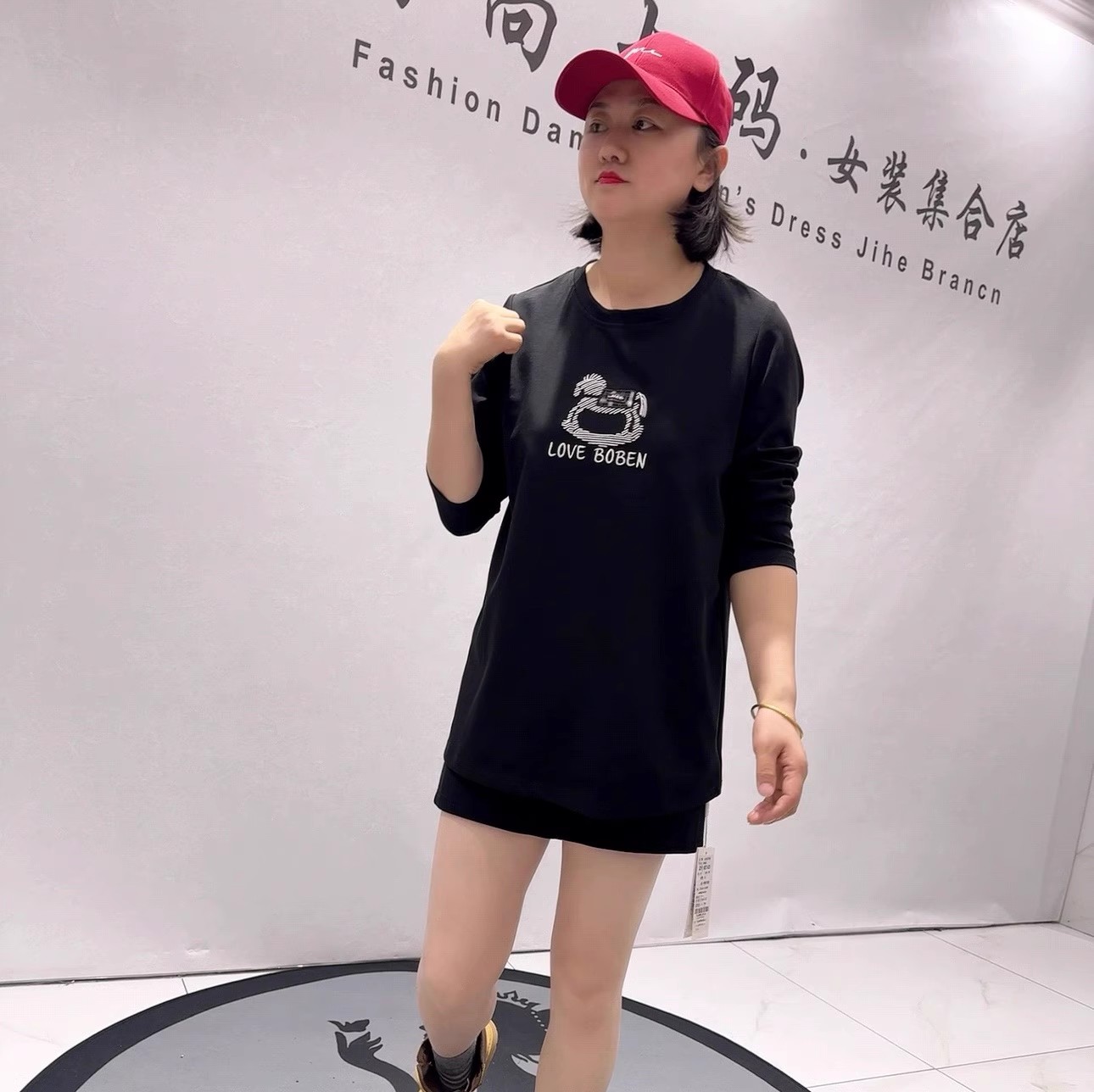 女权贵族年货新款大码长袖T上衣