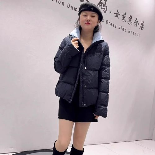 芮娜依莲冬季新款大码羽绒服外套