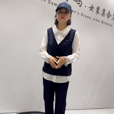 女权贵族秋季新款大码假两件卫衣