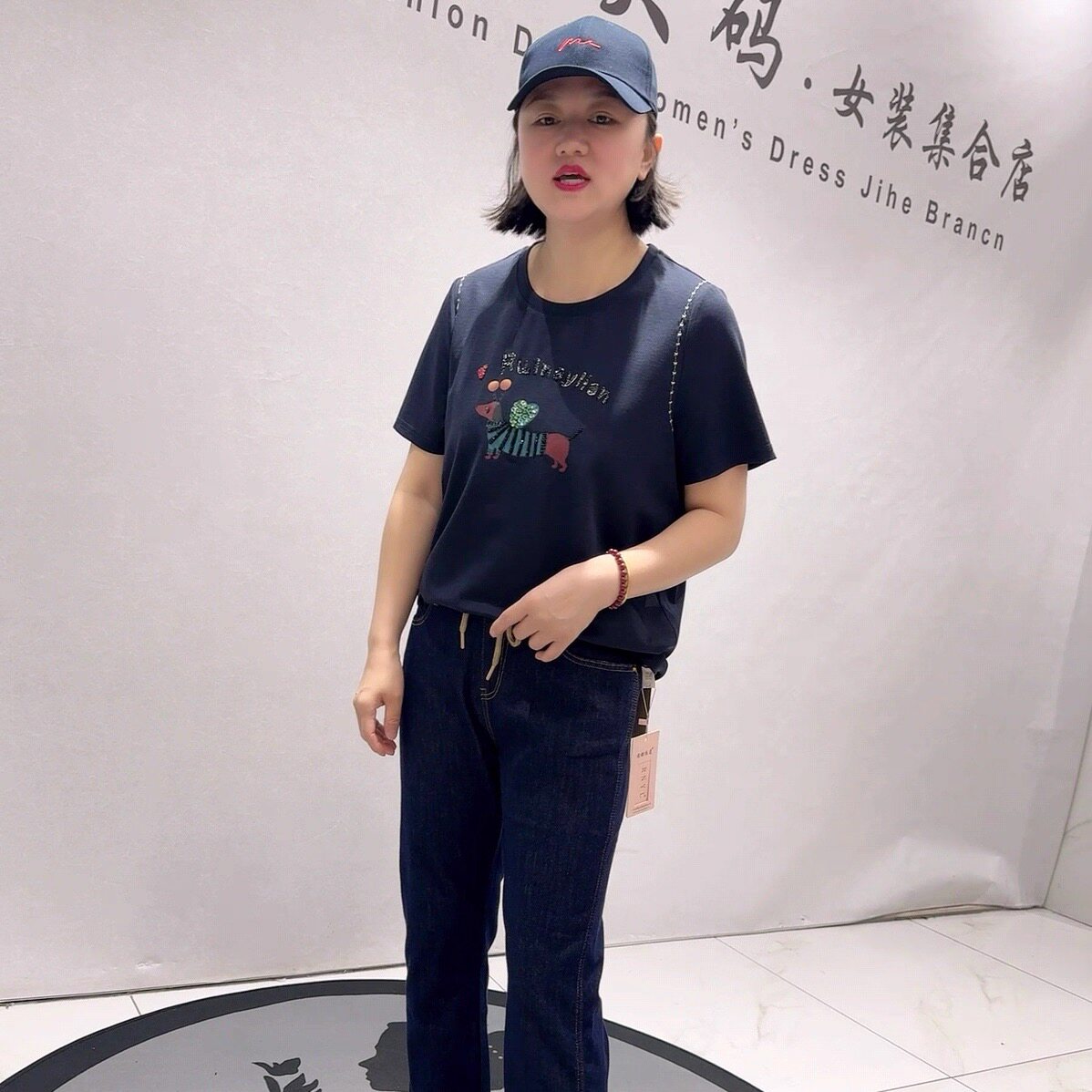 芮娜依莲夏季新款大码欧货短袖T