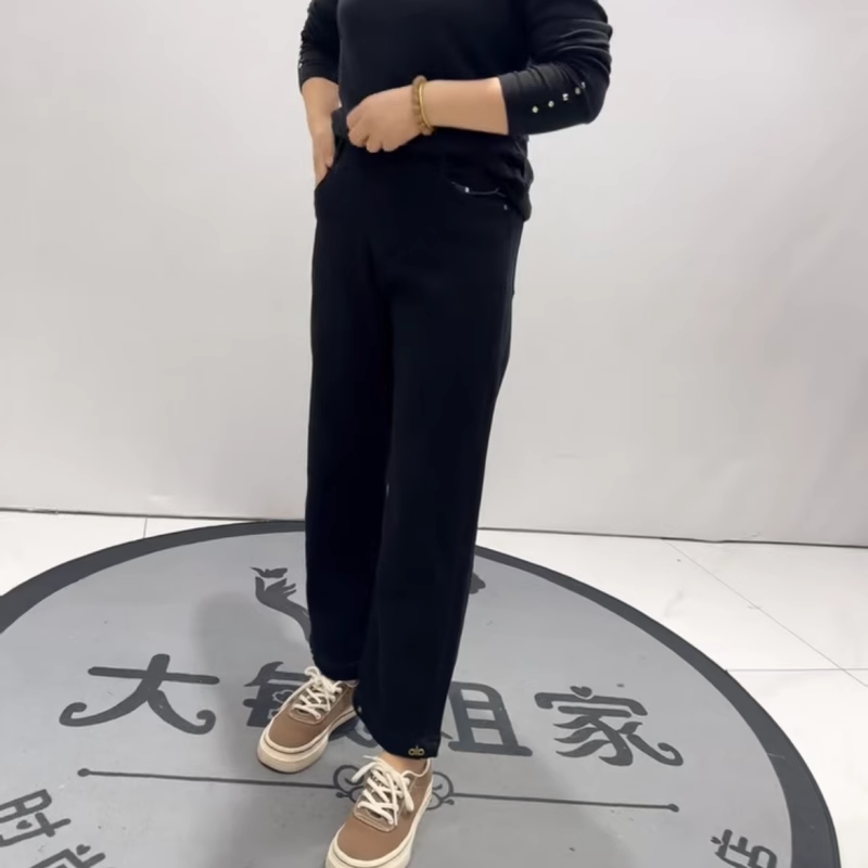 柏菲蒂秋冬款大码百搭牛仔裤女裤