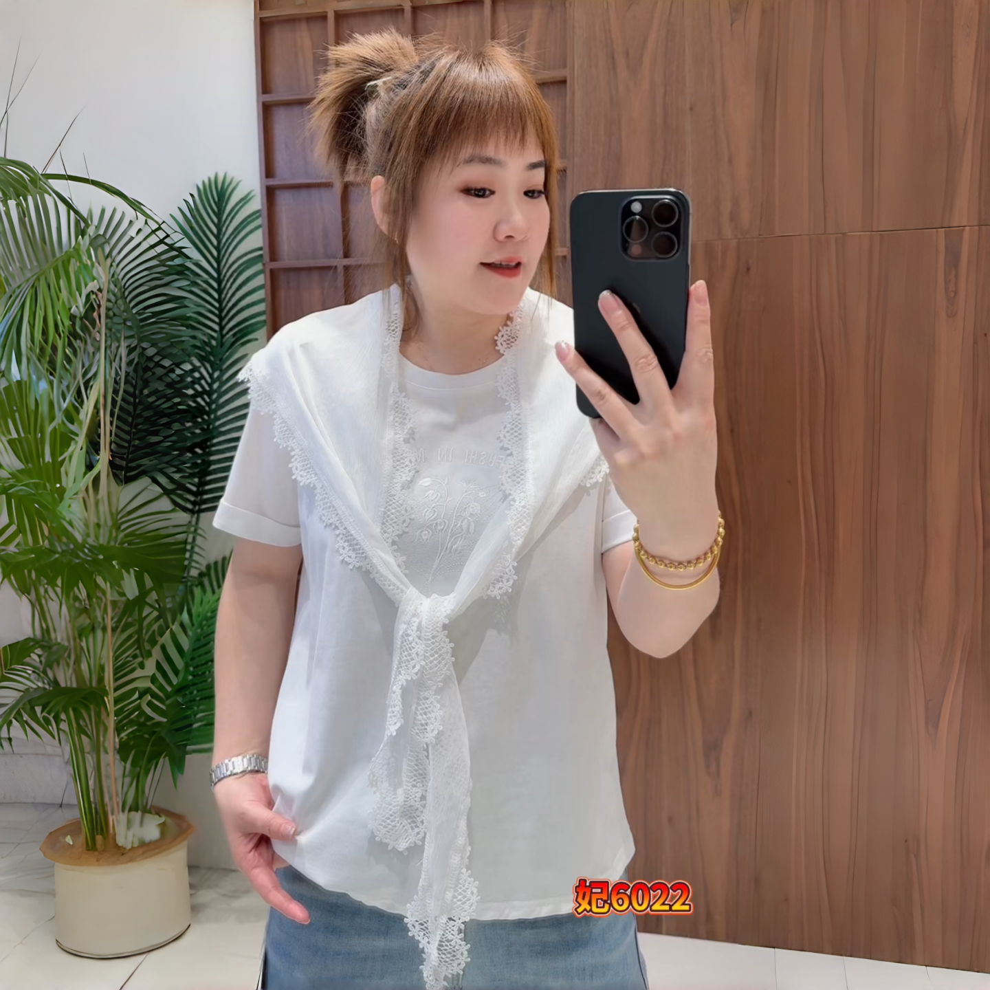 妃儿红6022夏季新款欧货减龄带皮肩短袖T恤加大码女装胖妹妹上衣