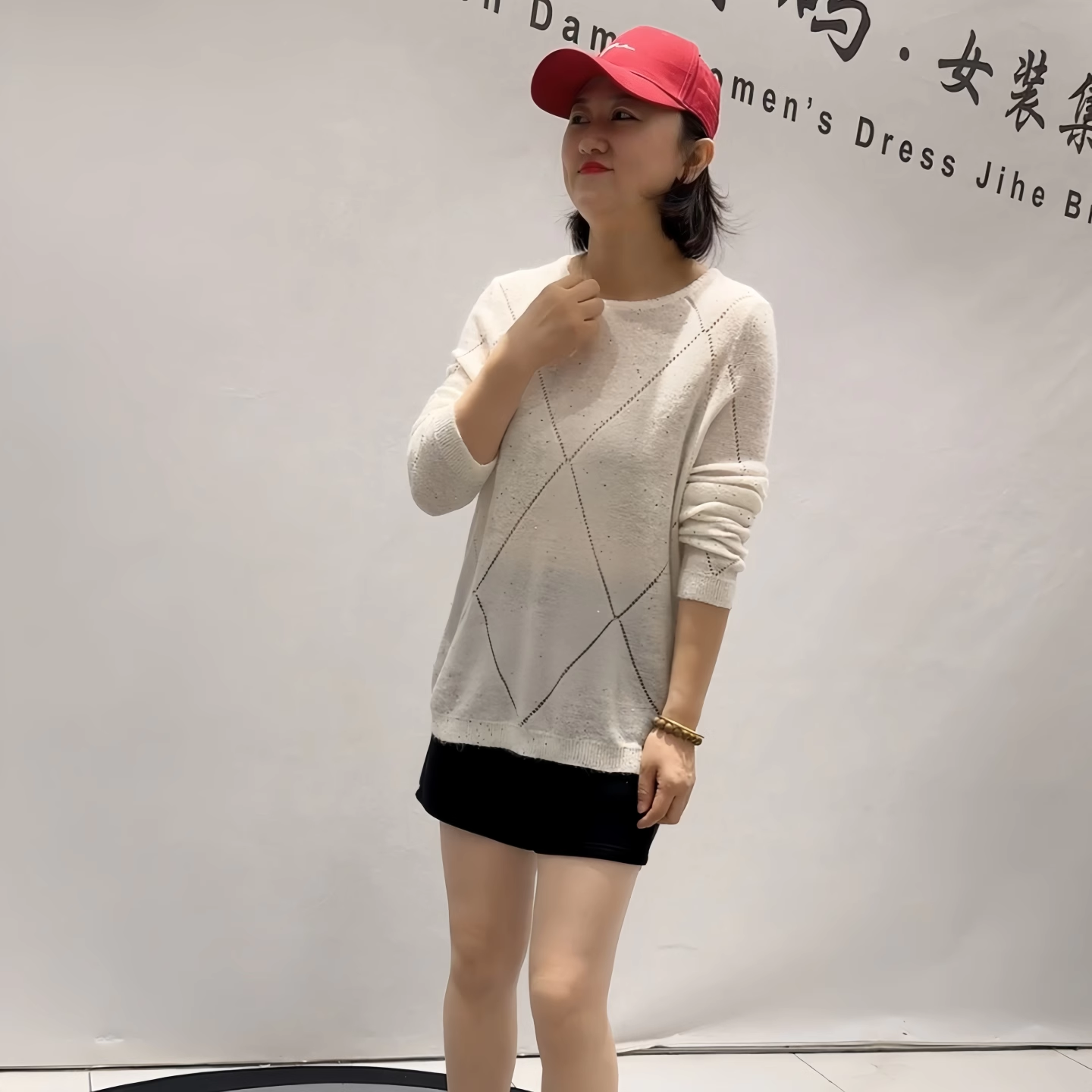 芮娜依莲年货新款大码针织打底衫