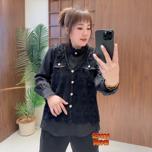 女装 妃儿红5028冬季 洋气小香两件套加大码 欧货时尚 胖妹妹上衣 新款