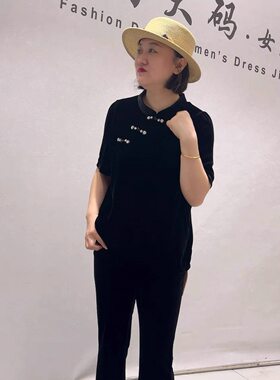 芮娜依莲初秋新款大码国风丝衫女