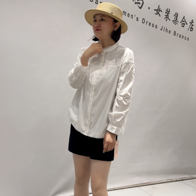 芮娜依莲秋季新款大码气质衬衫女