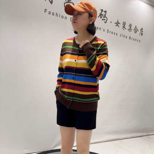 女权贵族秋季新款大码针织衫开衫