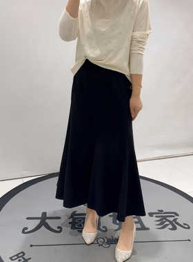 芮娜依莲秋季新款大码鱼尾半身裙