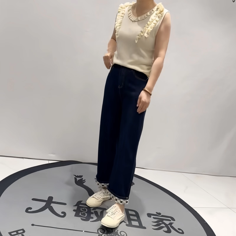 8880柏菲蒂春季新款牛仔裤加大码女装胖妹妹松紧腰显瘦直筒裤女裤,女装/女士精品,常规大码外套,淘宝优惠券,粉丝福利购,淘宝优惠卷