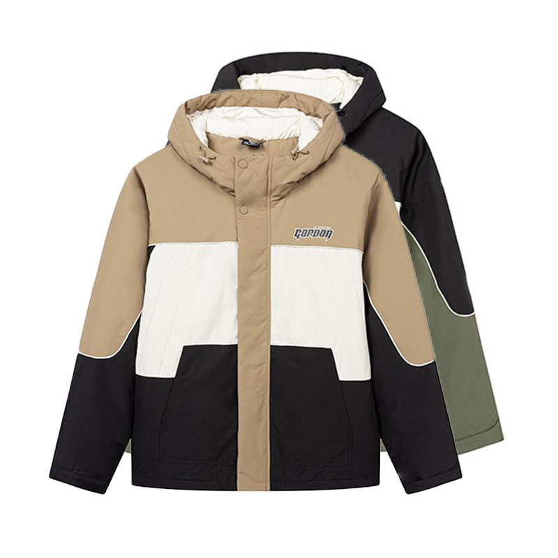 361羽绒服男士保暖夹克新款2023冬男式短款拼色连帽加厚羽绒外套,运动服/休闲服装,运动羽绒服,淘宝优惠券,粉丝福利购,淘宝优惠卷