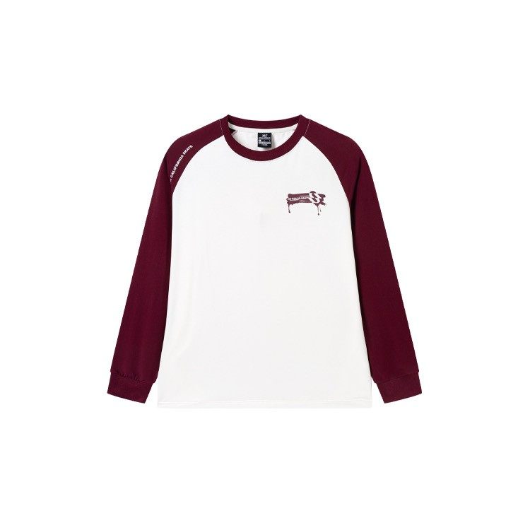 361度男士休闲上衣新品2025年春季361运动打底衫学生圆领长袖T恤