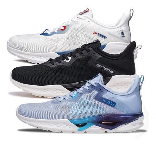 361°男夏季网面透气缓震跑鞋