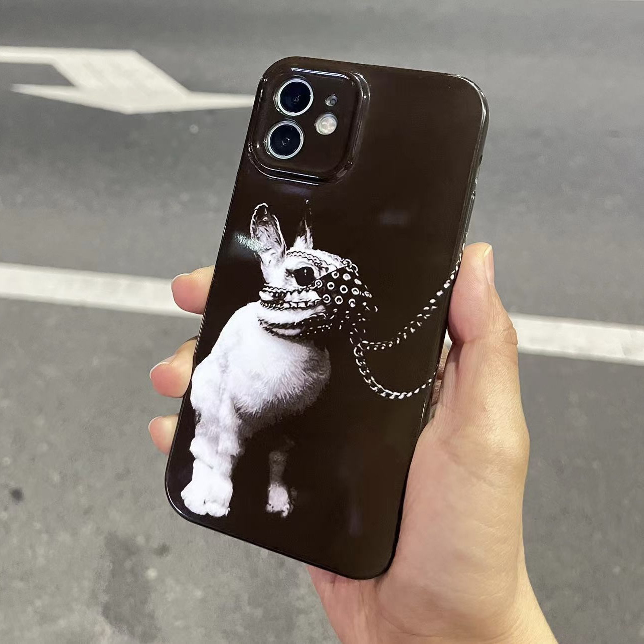 AlienTits暗黑SM兔你懂的淘气极简设计艺术原创个性创意设计小众防摔适用苹果华为小米安卓定制手机壳