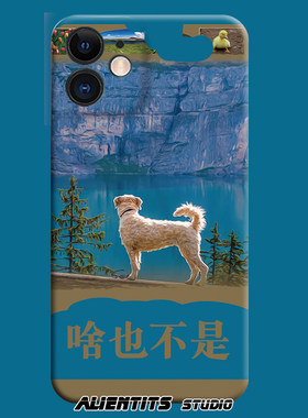 萌宠可爱防摔艺术定制苹果个性
