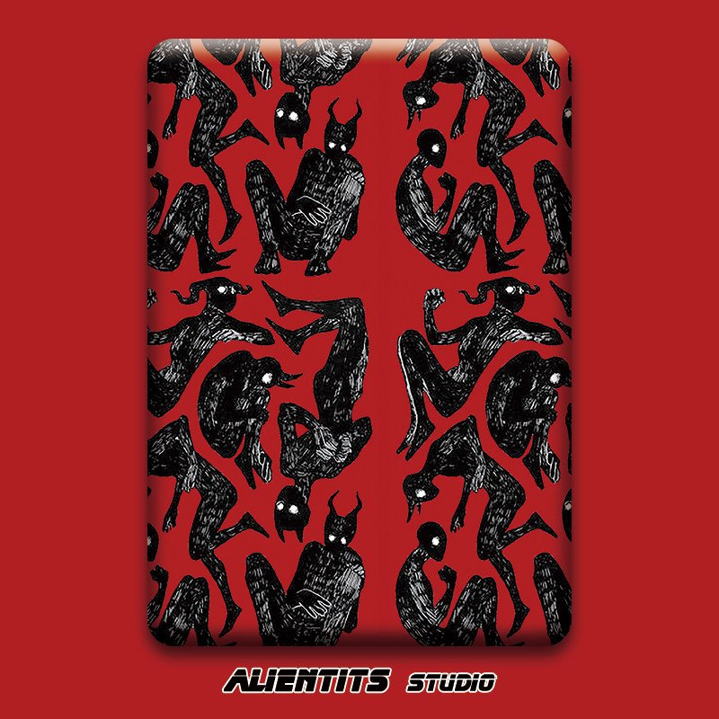 AlienTits恶魔涂鸦暗黑防摔艺术