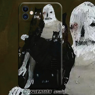 AlienTits亲爱 们超现实暗黑cult外星适用于苹果安卓定制手机壳
