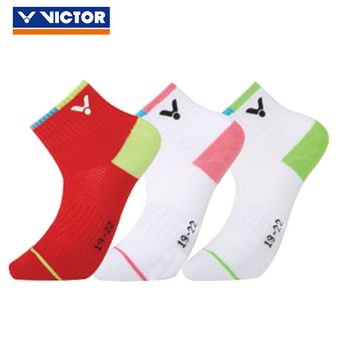 威克多victor胜利儿童羽毛球袜