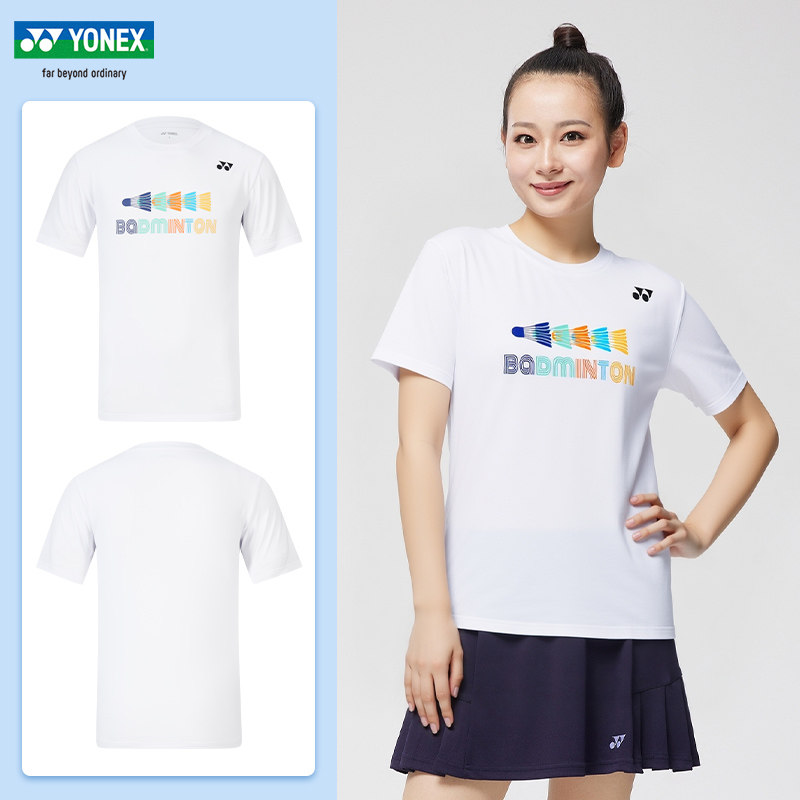 YONEX尤尼克斯羽毛球服短袖yy男女成人亲子儿童运动T恤1152625BCR,运动/瑜伽/健身/球迷用品,羽毛球上装,淘宝优惠券,粉丝福利购,淘宝优惠卷