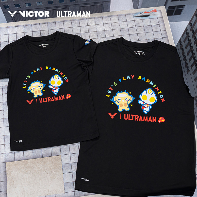 威克多奥特曼联名羽毛球运动T恤