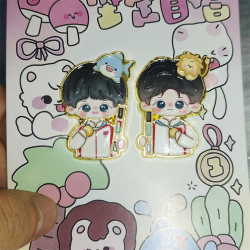 莎头组合周边pin金属徽章
