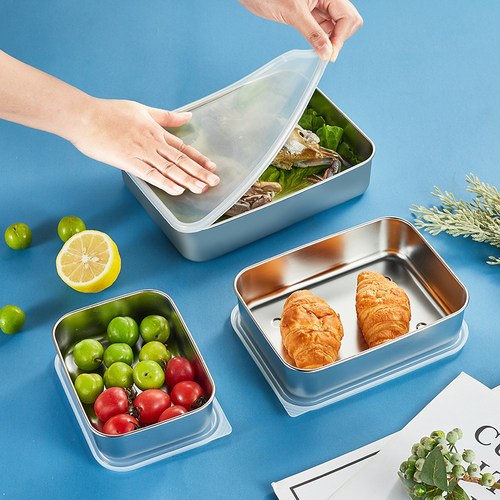 304食品级不锈钢保鲜盒
