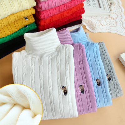 细全棉毛衣男女不起球特惠秋冬