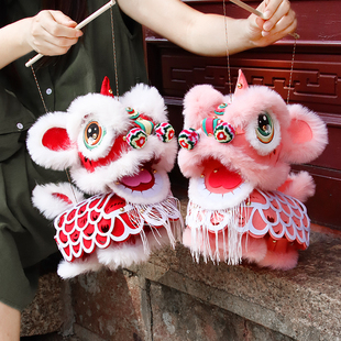 2026元宵节非遗醒狮灯笼儿童手工diy材料包创意花灯国潮活动拍照