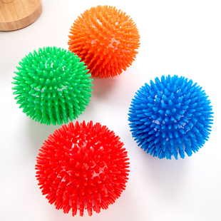 宠物用品大号狗狗发声弹力刺球11cm互动解闷耐咬中大型犬玩具球