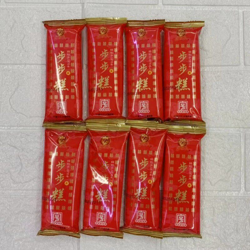 新款食品江苏省苏州土特产零食原味云片糕采芝斋步步糕500克散装