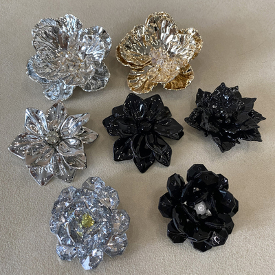 新中式胸针手工制作大扣子别针