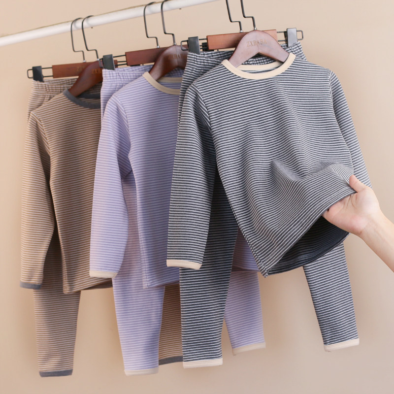 儿童磨毛德绒保暖内衣秋裤套装24冬男女童加厚圆领打底衫宝宝睡衣,童装/婴儿装/亲子装,内衣套装,淘宝优惠券,粉丝福利购,淘宝优惠卷