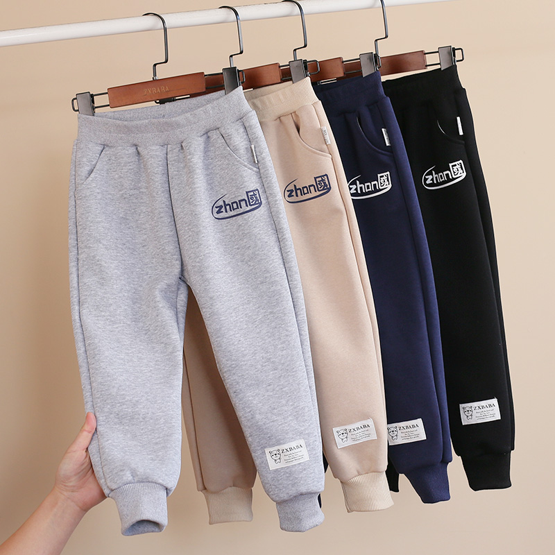 儿童纯棉春秋款百搭休闲裤25男女童洋气运动卫裤宝宝中大童外裤子