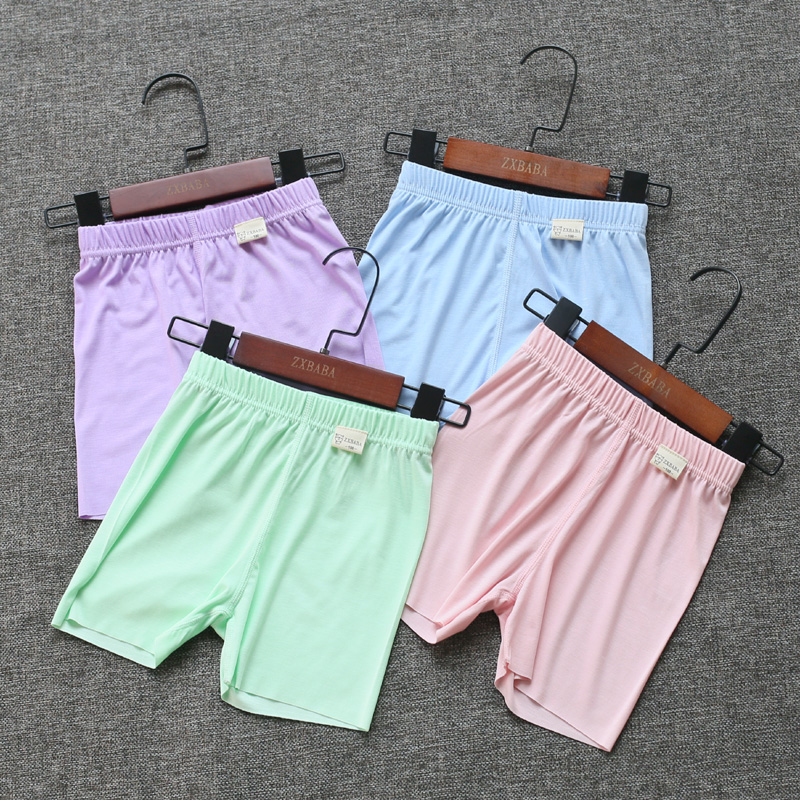 儿童莫代尔无骨短裤安全热裤家居