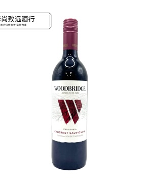 蒙大菲木桥赤霞珠红葡萄酒Woodbridge Cabernet Sauvignon 750ml