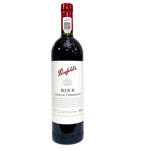 奔富Bin8设拉子赤霞珠干红葡萄酒  2021年份 750ml 行货