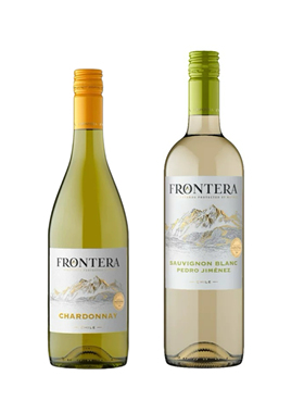 缘峰长相思 霞多丽白葡萄酒FRONTERA Sauvignon Chardonnay 2支