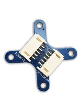 TLE5012磁编码器模块 磁感应角度测量传感器模块 FOC 15位高精度