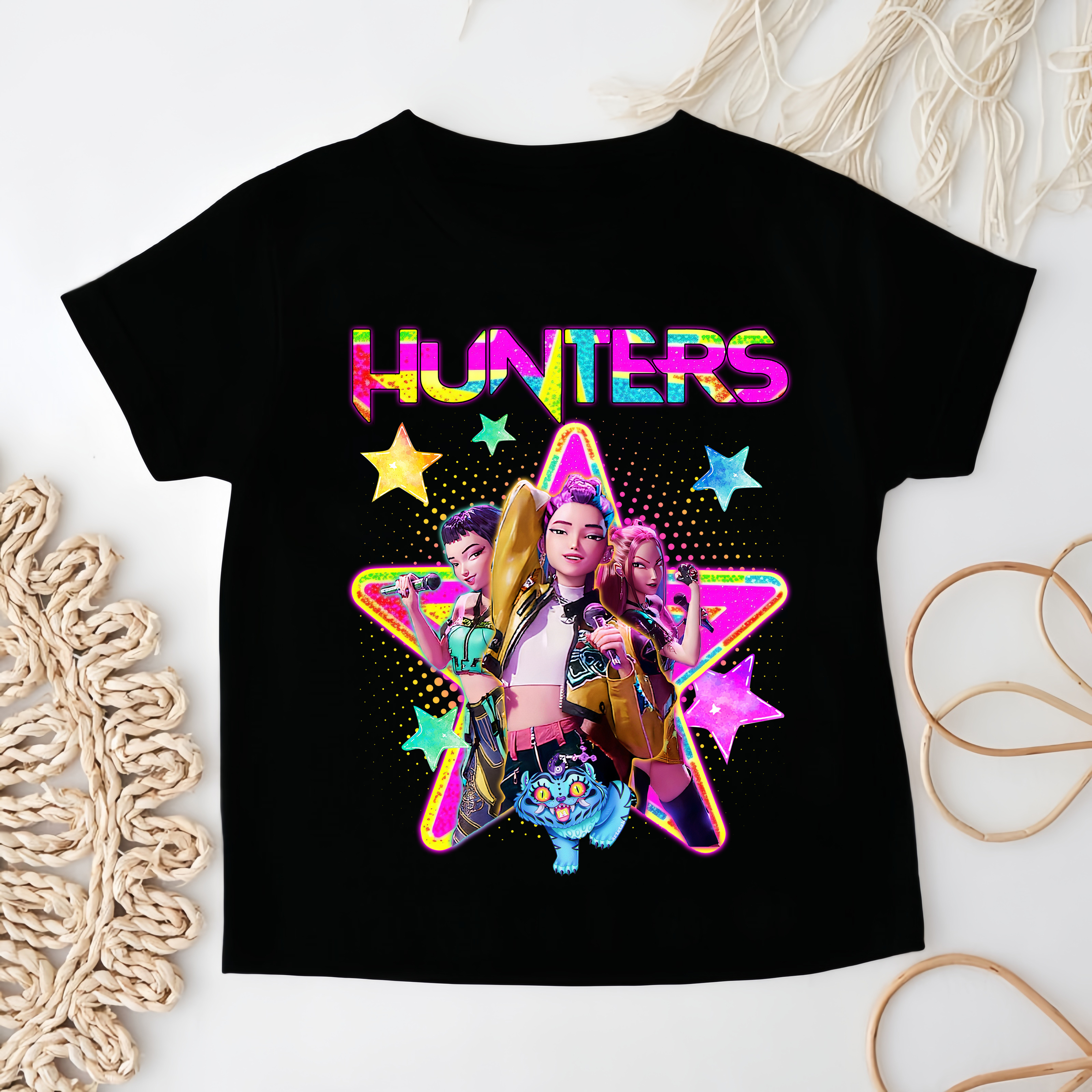 猎魔女团周边短袖T恤纯棉