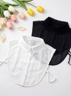 厂家直销春秋新品假领子水溶绣花衬衫假领子小衣服时尚潮流大量现