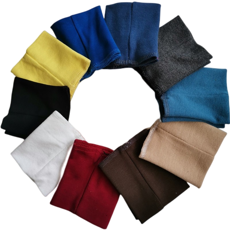 裤脚收口DIY棉秋衣纯色棉毛衫