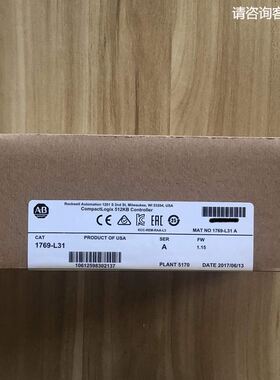 1769-L31 AB罗克韦尔PLC模块质保一年CompactLogix系