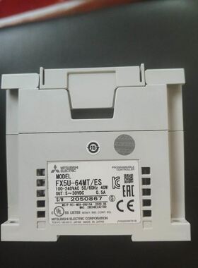 FX5U-64MT/ES，2020年产品，日期近成色新，实物