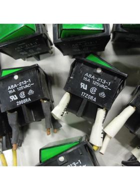 OMRON船型开关A8A-213-116A125VAC绿色