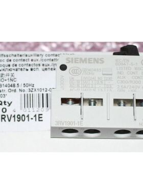 断路器辅助触点3RV1901-1E3RV1901-1F3RV1901-2E